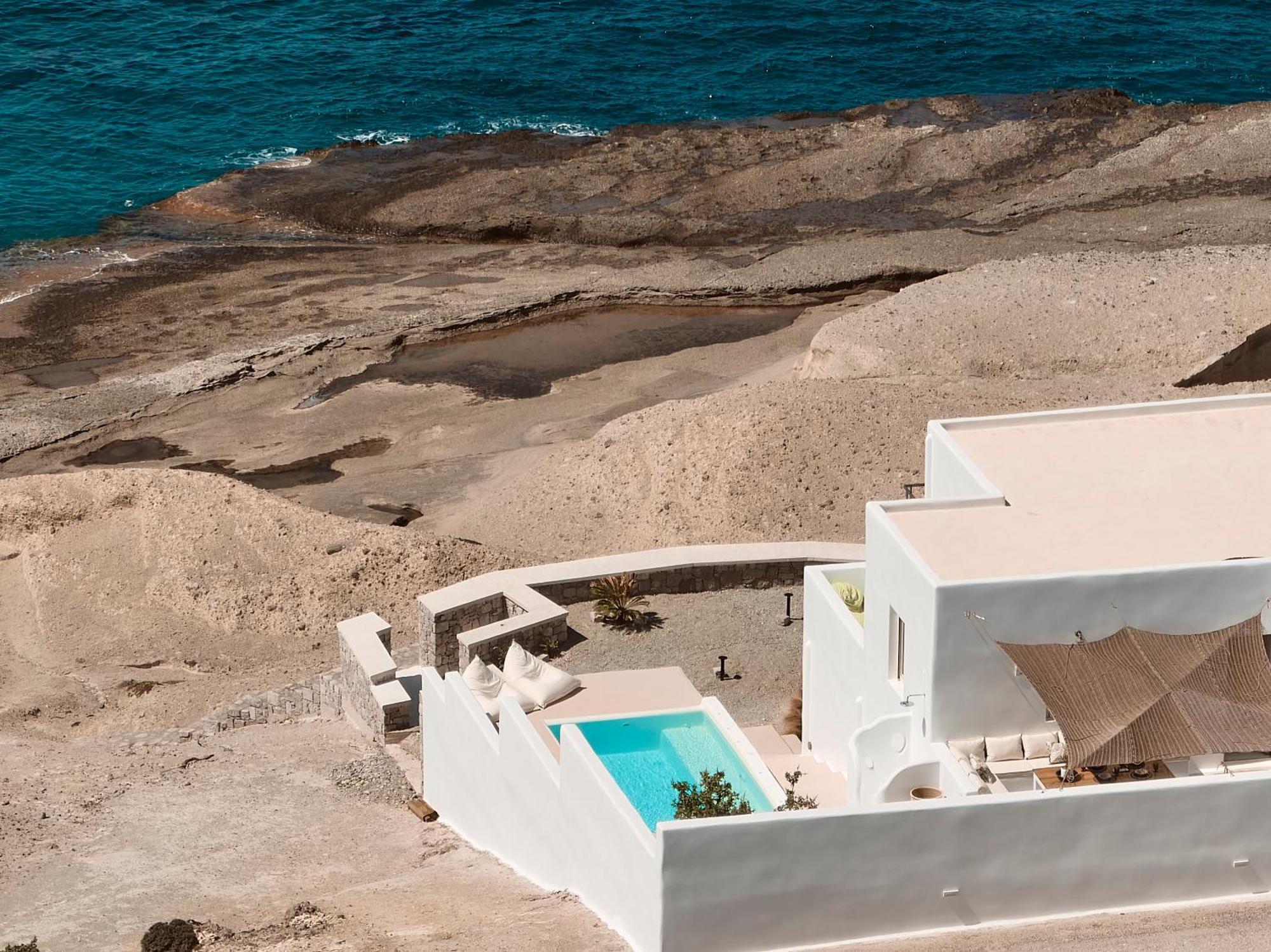 Infinity Villa Milos Pachaina Buitenkant foto
