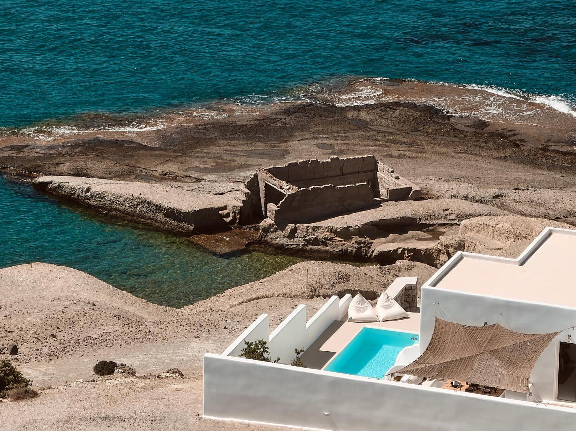 Infinity Villa Milos Pachaina Buitenkant foto