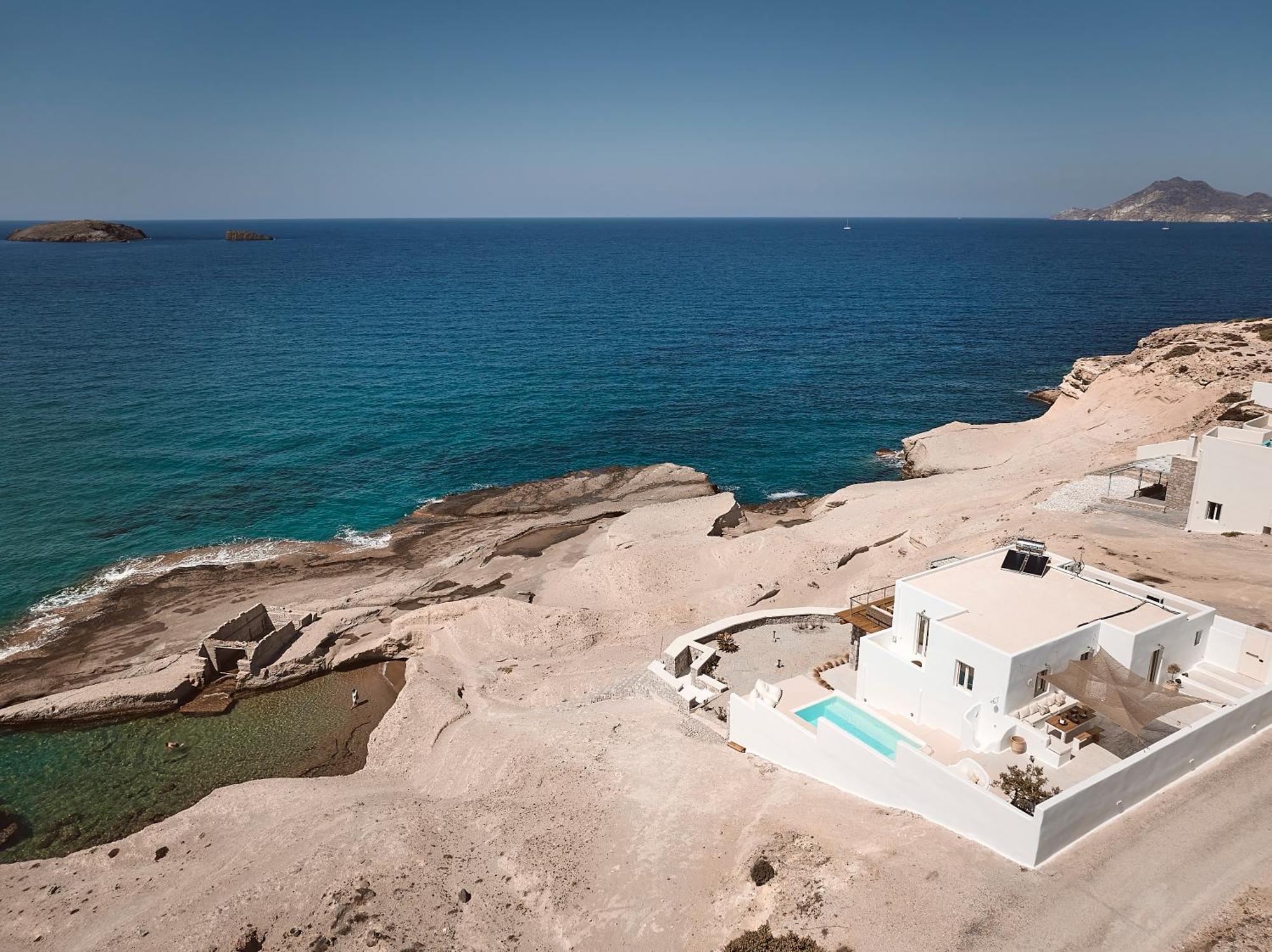 Infinity Villa Milos Pachaina Buitenkant foto